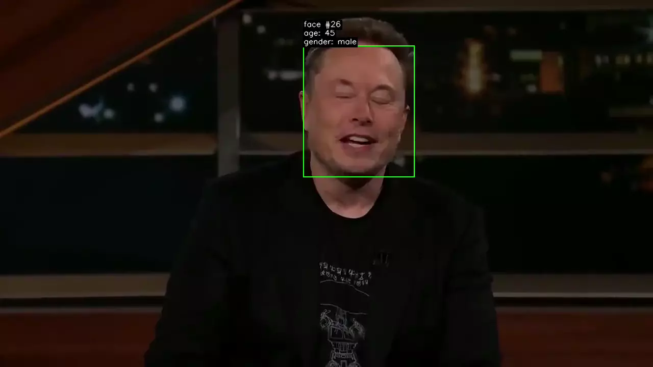 Age & Gender Recognition demo