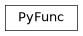 Inheritance diagram of PyFunc