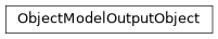 Inheritance diagram of ObjectModelOutputObject